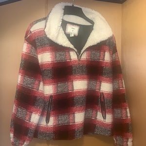 Forever 21 Quarter-Zip Pullover Jacket